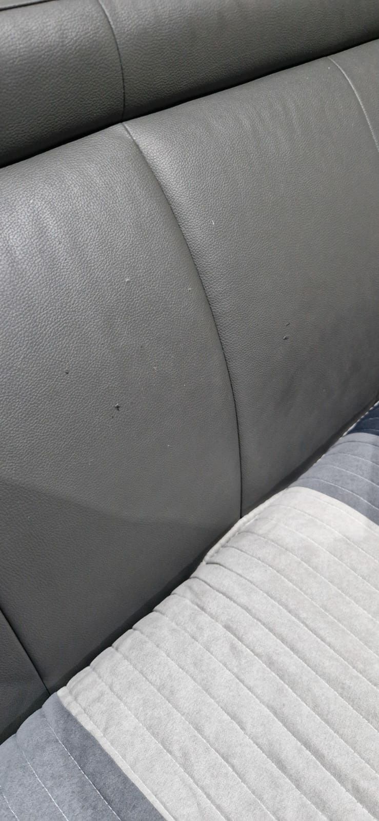 Zestaw łóżko z materacem + 2 stoliki tapiecerowane AGATA MEBLE