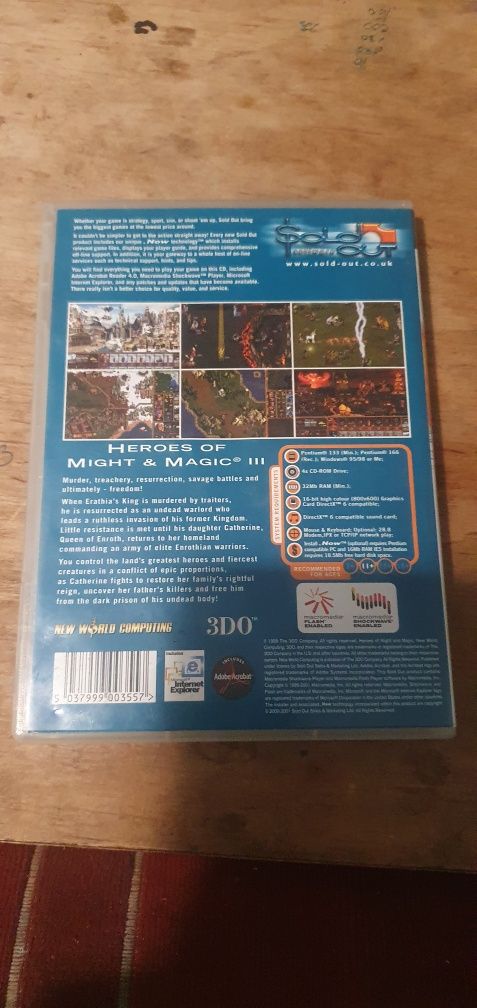 Gra komputerowa pc heroes of might and magic 3