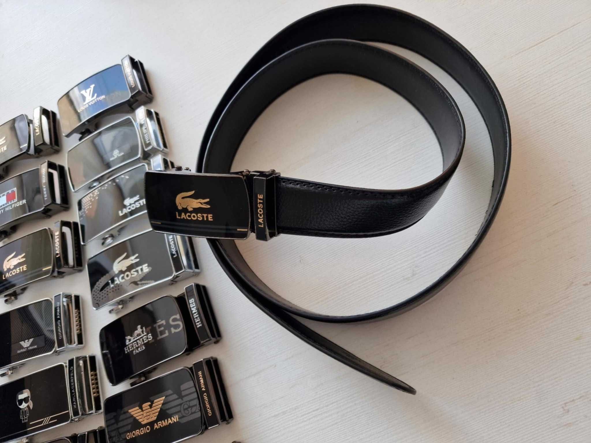 Skórzany Pasek Męski Armani Tommy CK Lacoste Hermes Karl Boss Gucci
