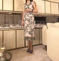 Вишита гіпюрова сукня (розмір 44) гипюровое платье