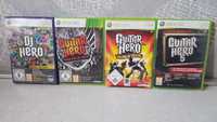 Gry xbox 360 DJ Hero Guitar Hero stan bardzo dobry