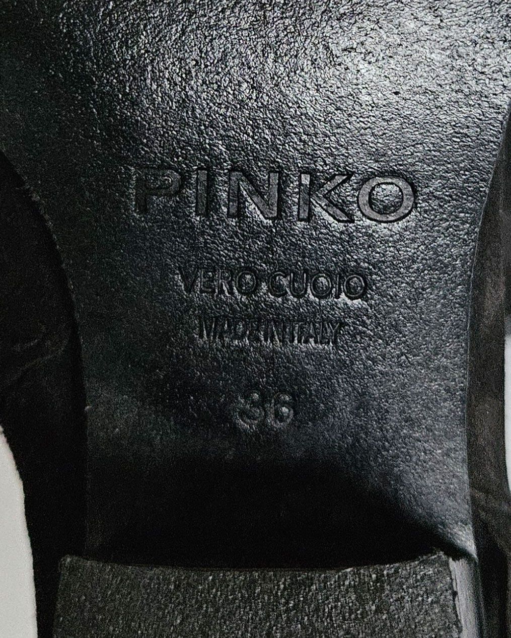 Skórzane botki Pinko