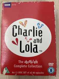 płyty dvd Charlie i Lola po angielsku 11 płyt, 80 odcinków
