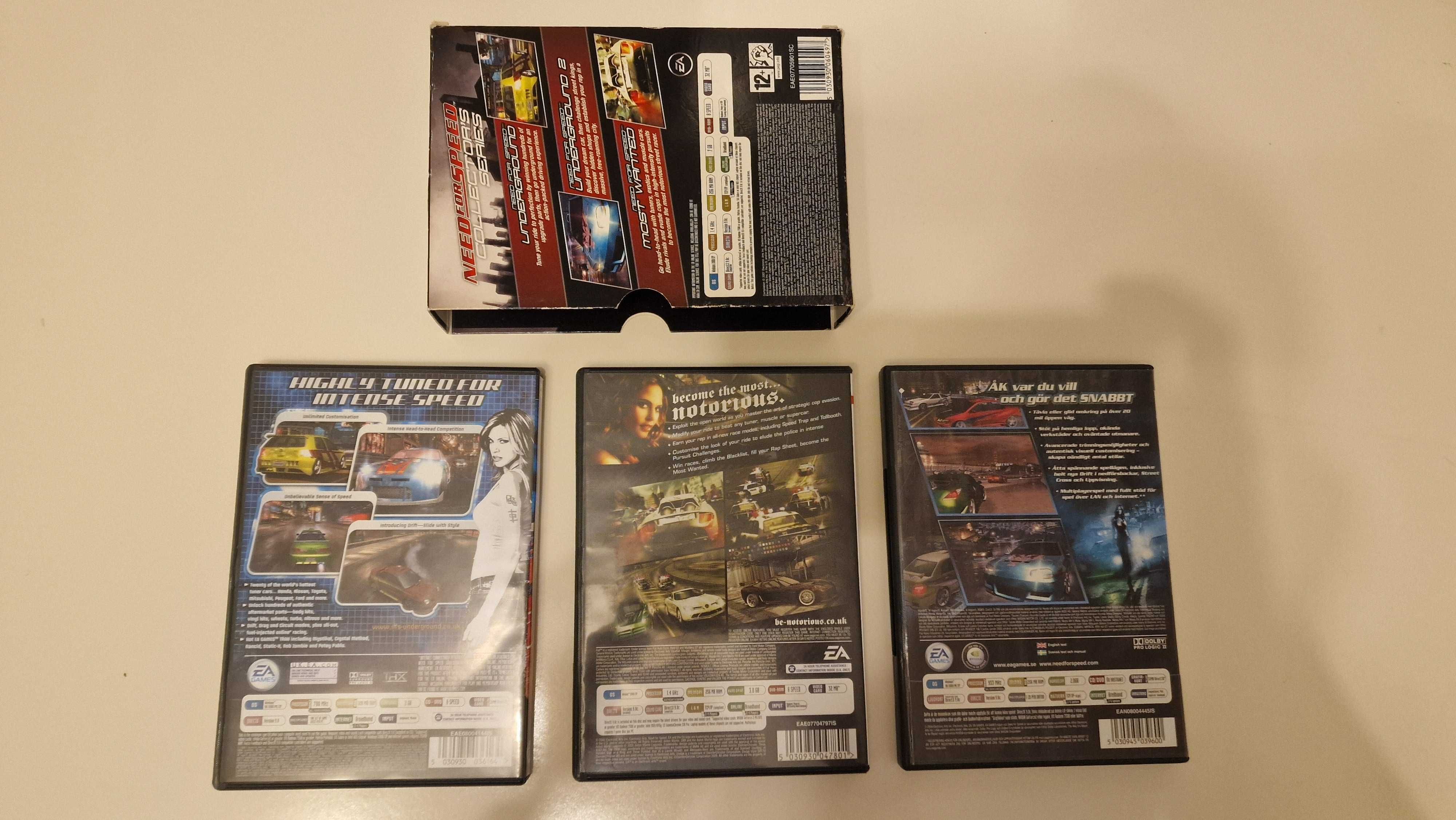 Zestaw gier Need For Speed: Collector's Series IDEAŁ!!! Kompletny!!