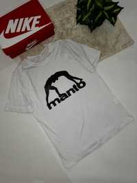 Чоловіча футболка Manto / Біла футболка манто / Футболка манто