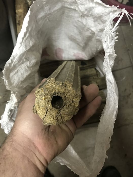 Брикеты из лузги подсолнуха