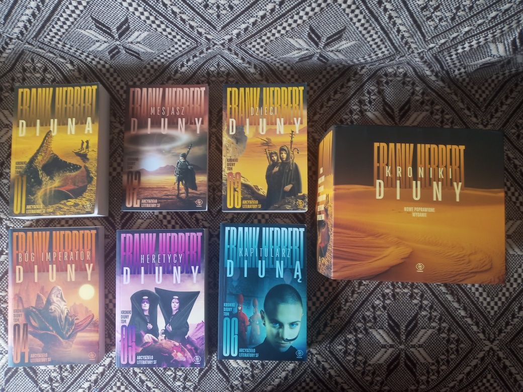 Frank Herbert DIUNA tom 1 - 6 wydawnictwo REBIS 2021