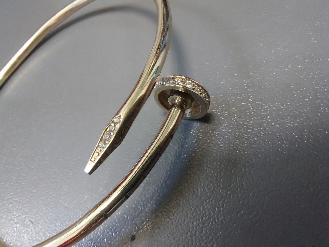 Браслет Cartier juste un clou гвоздь белое золото 585 проба