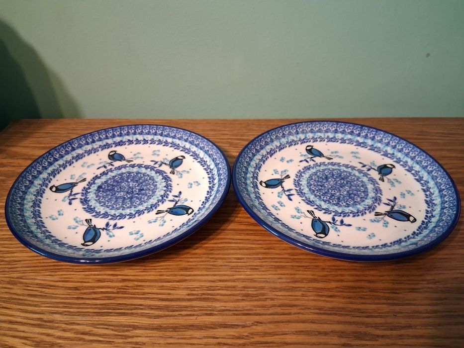 2 Talerze sniadaniowe 20cm GAT1 Ceramika Artystyczna Boleslawiec