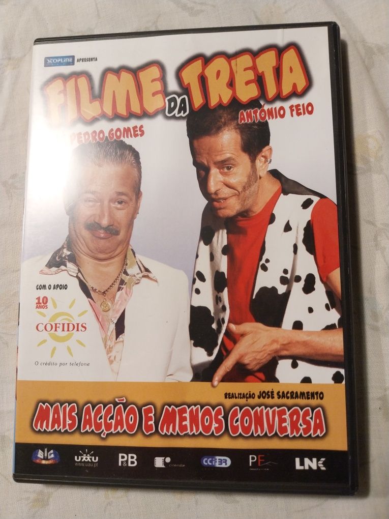 Dvd Comédia- Filme da Treta com o José Pedro Gomes e o António Feio