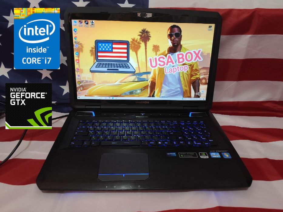 ‼️Новий MSI GAMING 17.3FHD/IPS/Core i7/8ядер/GTX 4GB/24GB RAM/SSD+HDD
