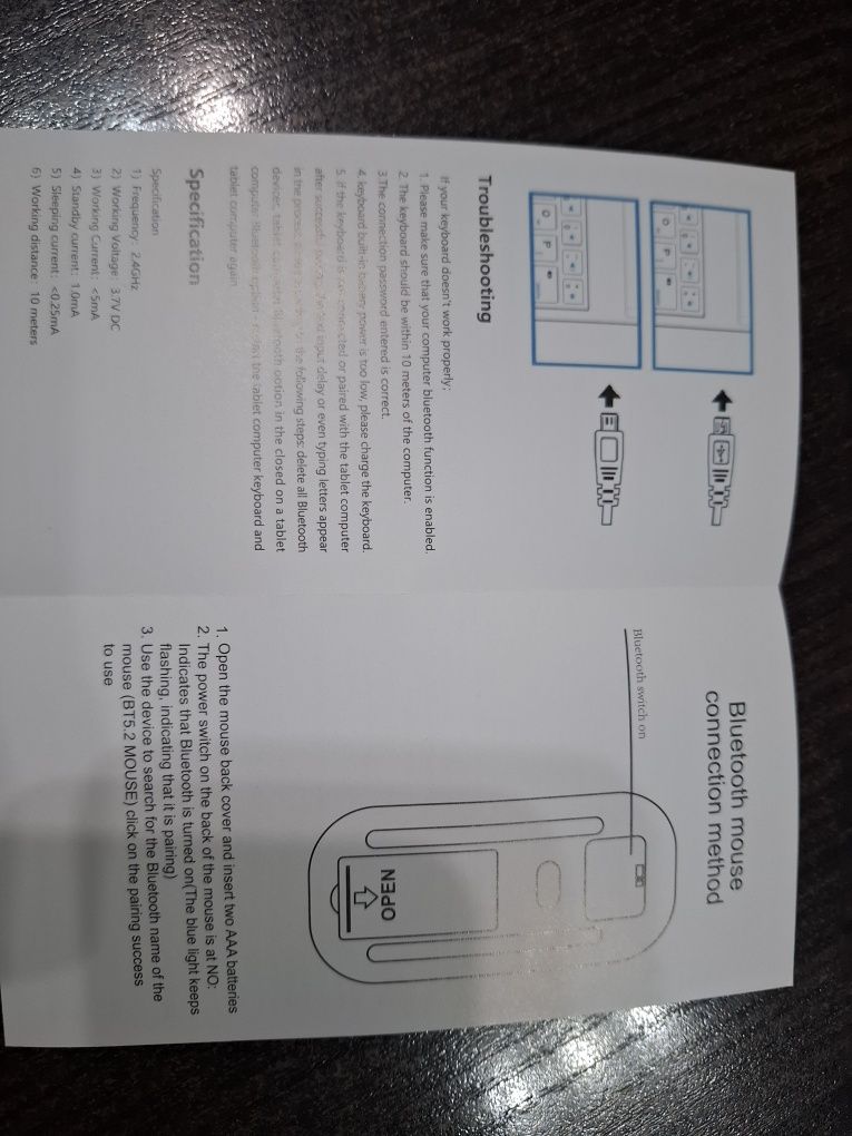 Комплект Bluetooth-клавіатура та миша
