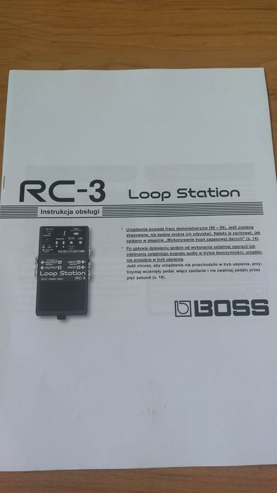 Roland RC 3 instrukcja obsługi