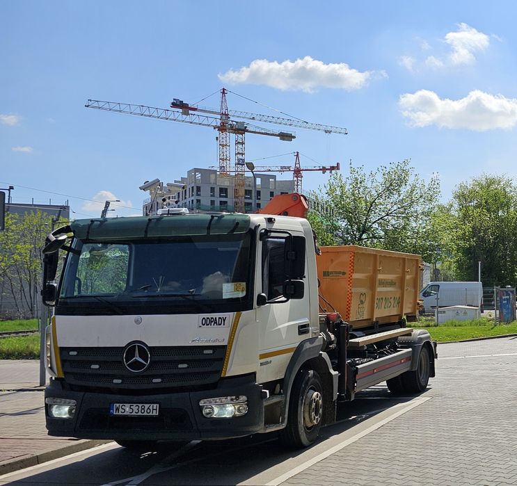 Odbiór gruzu, odpadów- Kontenery, Bigbagi