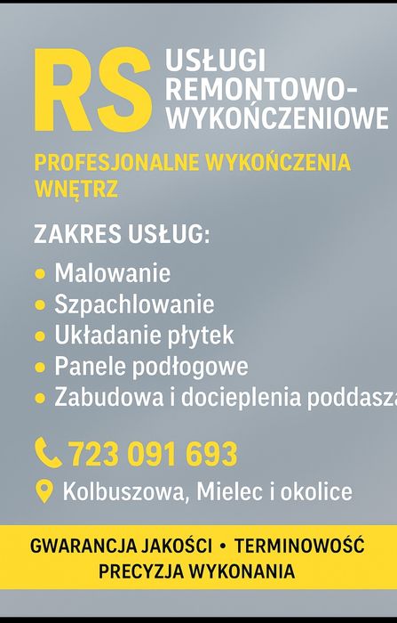 Usługi remontowo - budowlane