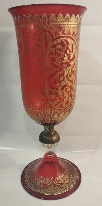 Jarra/Cálice SALVIATI Murano Veneziano 1920 / Troco