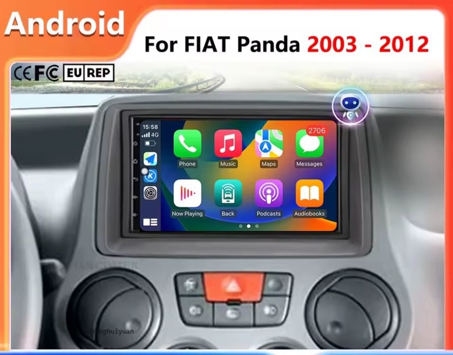 Автомагнітола Android13 для FIAТ Panda 2003-2012
13 для FIAТ Panda 200