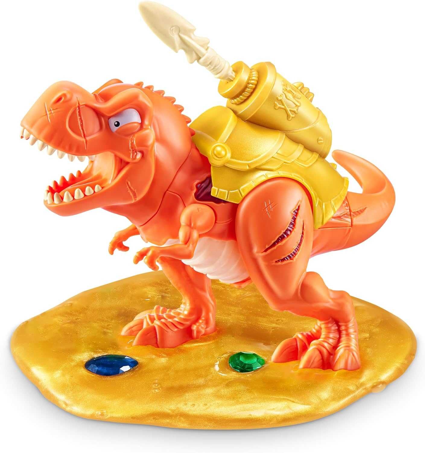 Набір Smashers Dino island gold Orange skull Діно острів золотий череп
