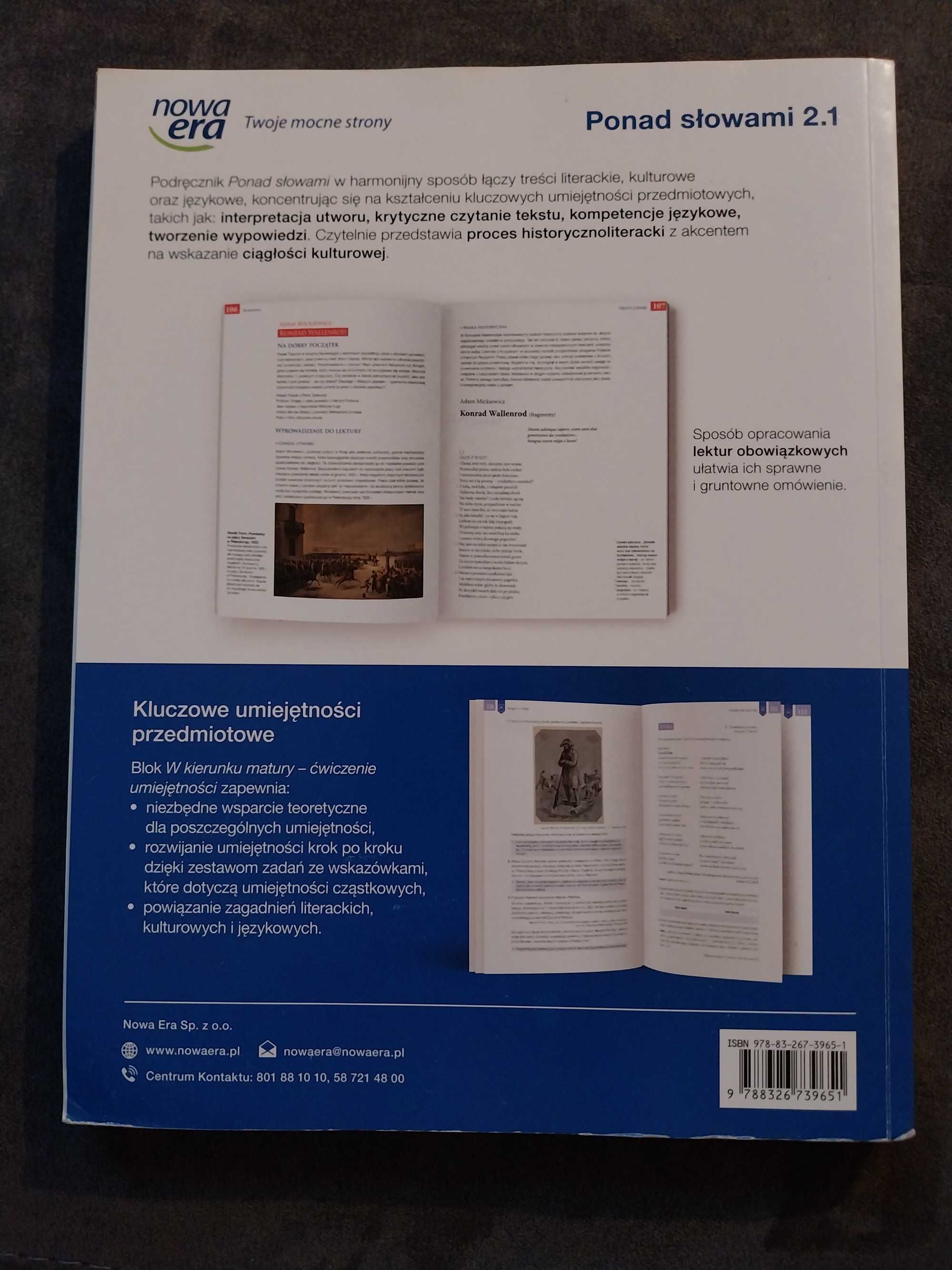 Podręcznik Ponad słowami 2