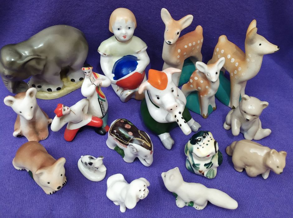 фарфоровые статуэтки, миниатюры, ссср