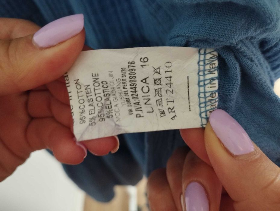 Muślinowa sukienka maxi XL