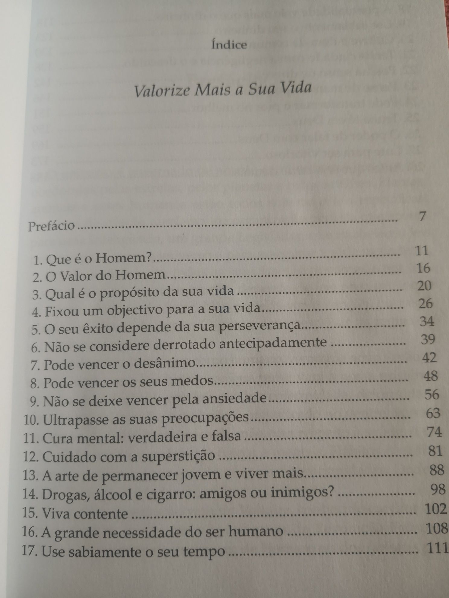 Livro Valorize mais a sua vida