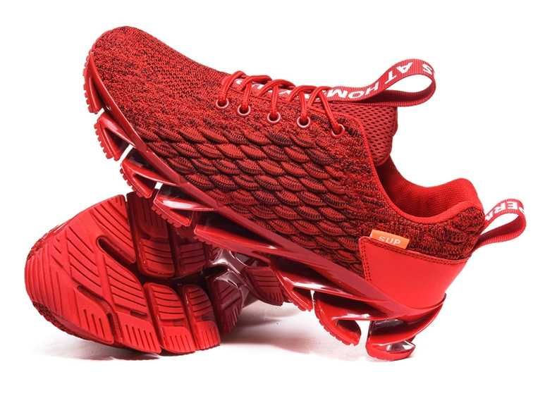 Super wygodne lekkie buty sportowe CZERWONE CZARNE
