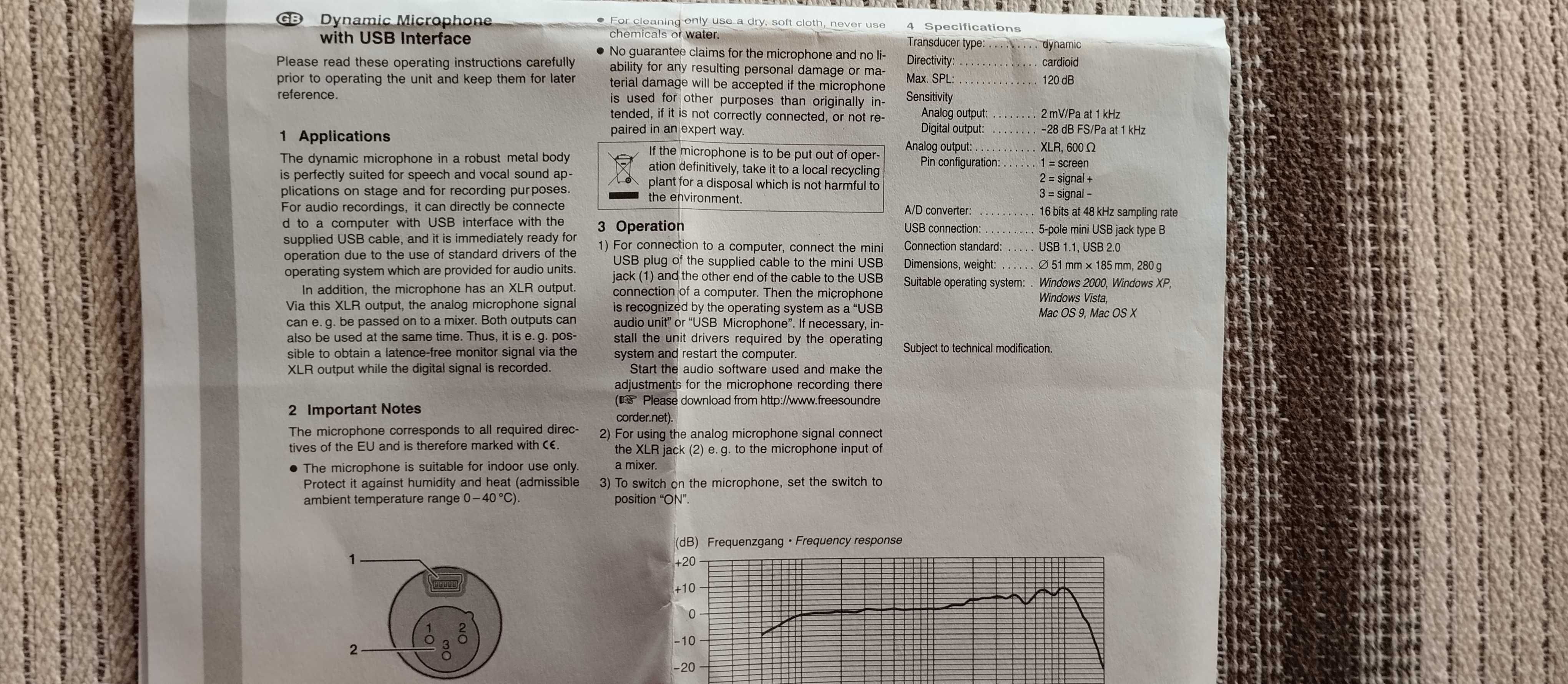 Microfone dinâmico