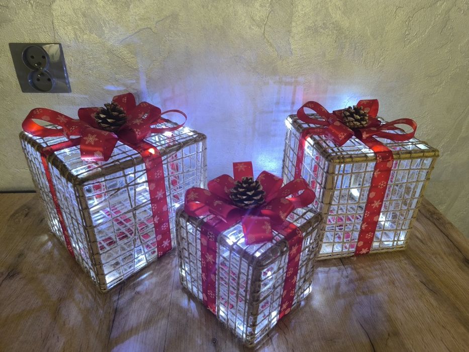 Prezenty świąteczne podświetlane