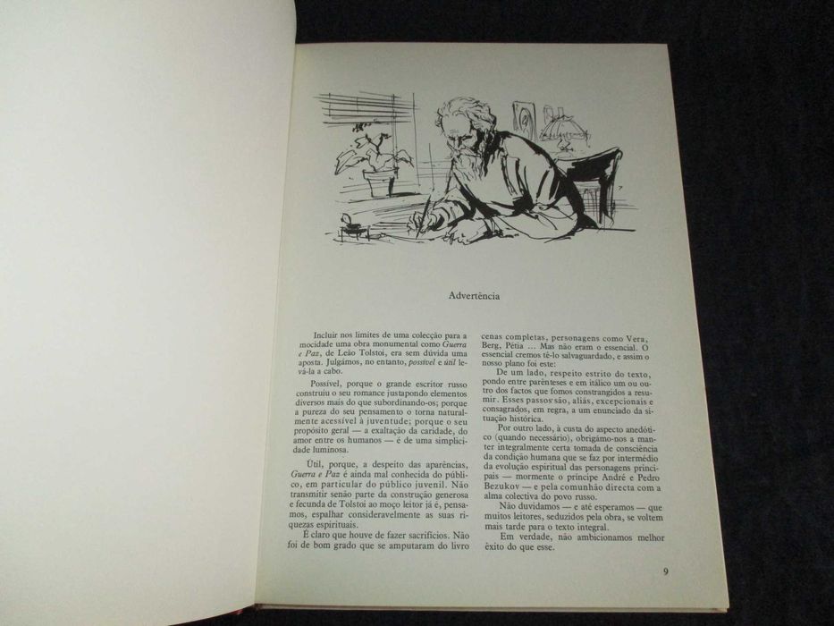 Livro Guerra e Paz Tolstoi Verbo juvenil 1973
