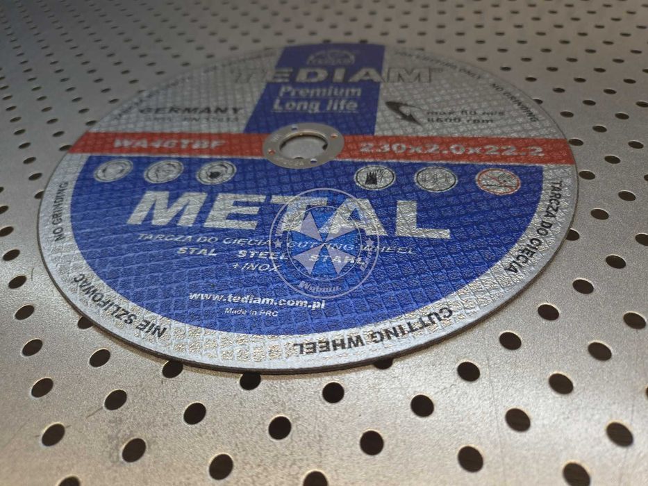 Tarcza do cięcia metalu 230mm x 2mm tarcza do metalu 230mm tarcza 230