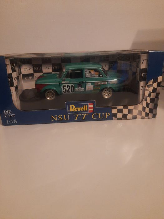 NSU TT CUP 1:18 Revell nowy limitowany kolekcjonerski certyfikat