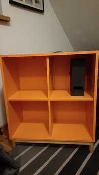 Ikea Eket - pomarańczowa półka/szafa biurowa/stojąca