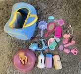 Zestaw akcesoria dla lalek simba baby born i inne
