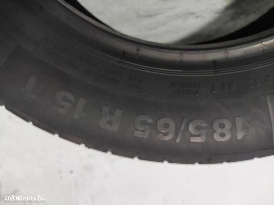 2 pneus semi novos 185-65r15 continental - oferta dos portes