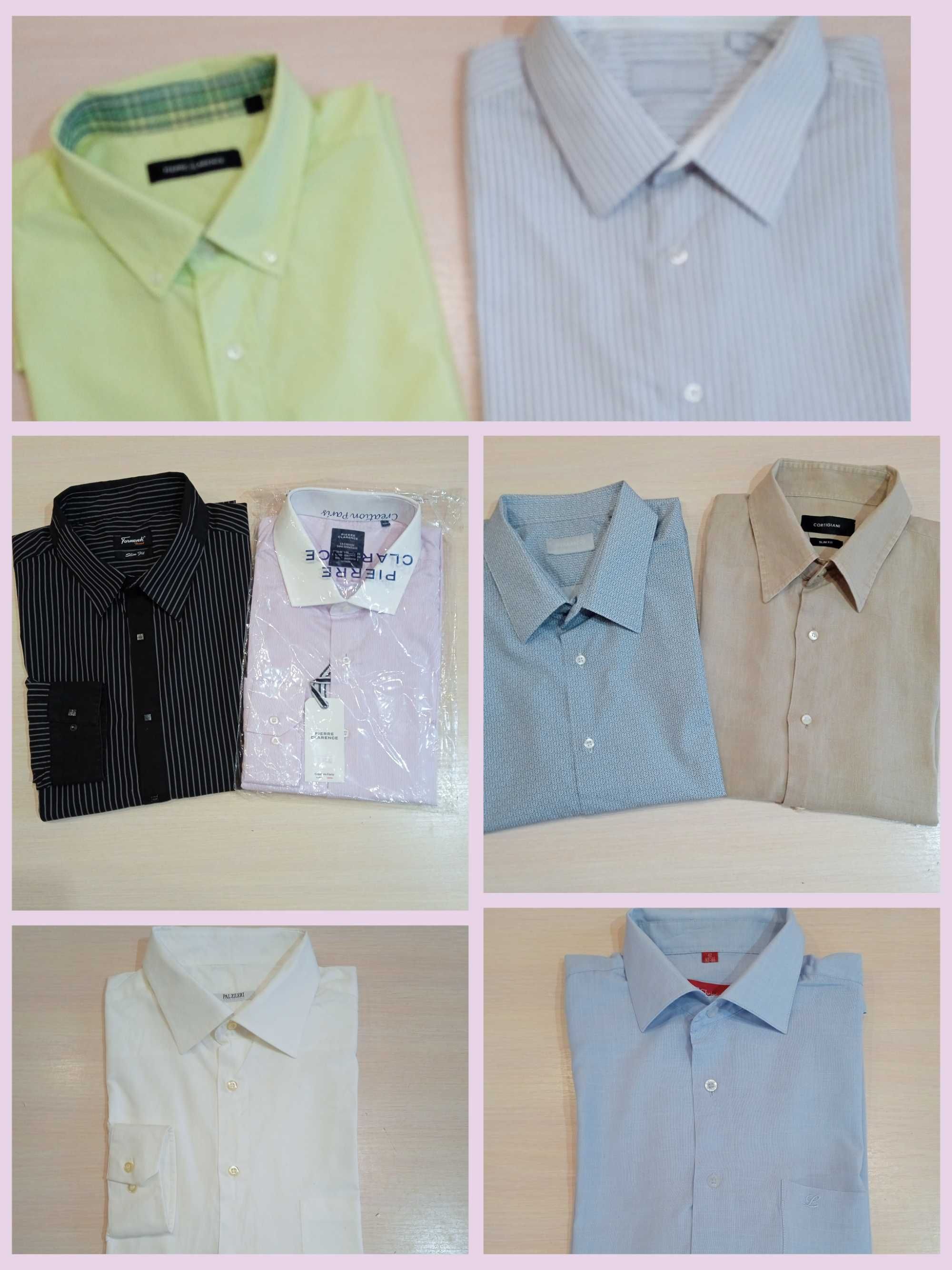 Сорочки чоловічі  брендів Pierre Clarence, Nina Ricci  роз. 54-56