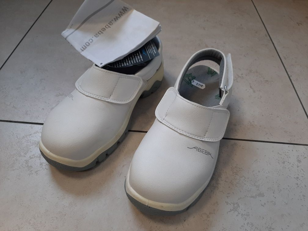 Buty robocze ochronne Abeba Amicro białe roz 40