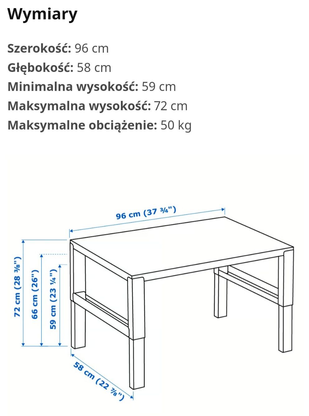 Biurko PAHL  Ikea
