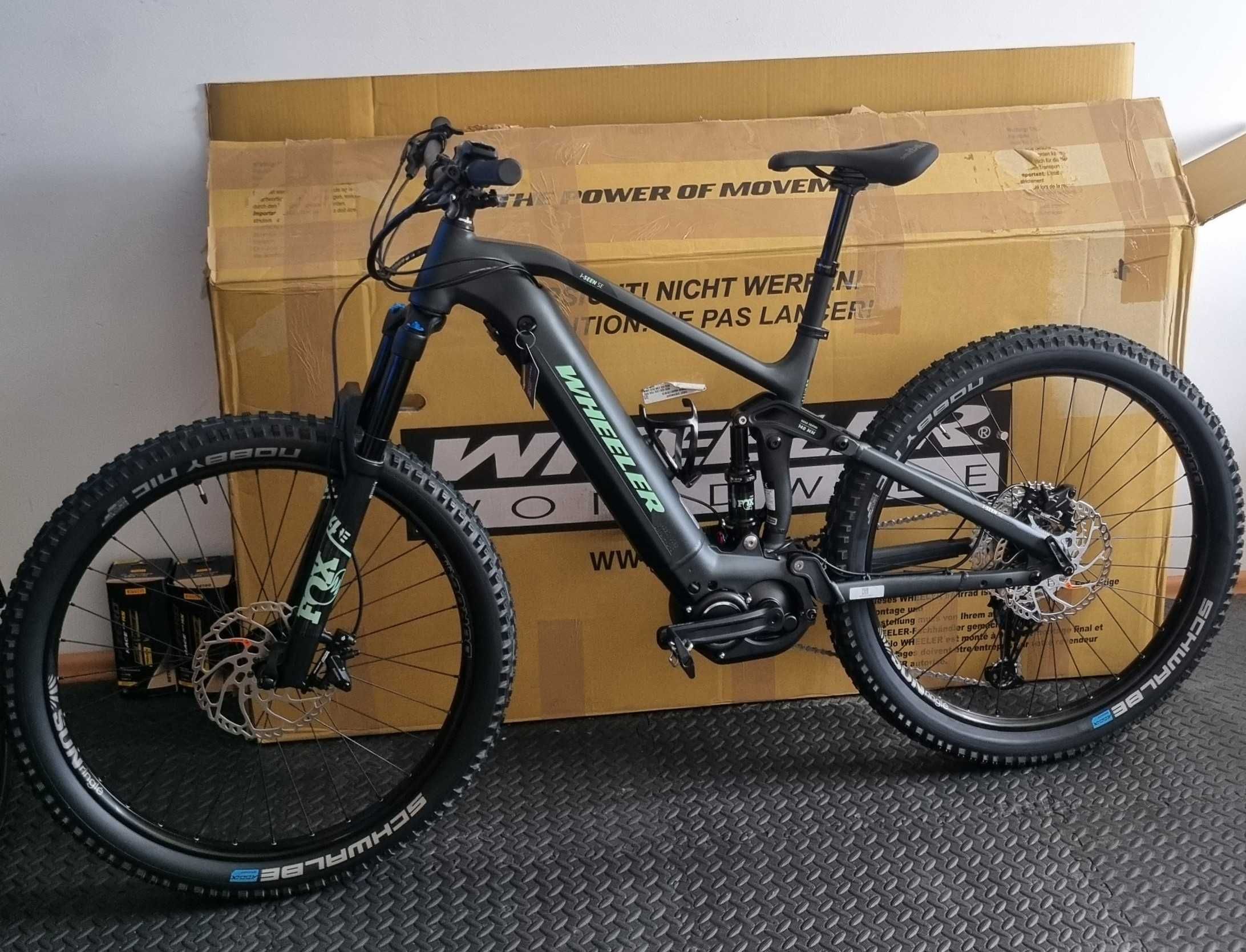 Rower Elektryczny Wheeler I-SEEN SE rozmiar M, FOX Deore XT