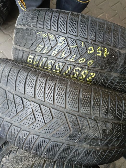 Opony zimowe 255/55/19 Pirelli 2 sztuki