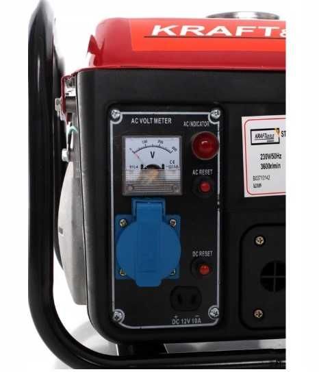 Бензиновий генератор Kraft&Dele KD109 1500 W бензогенератор