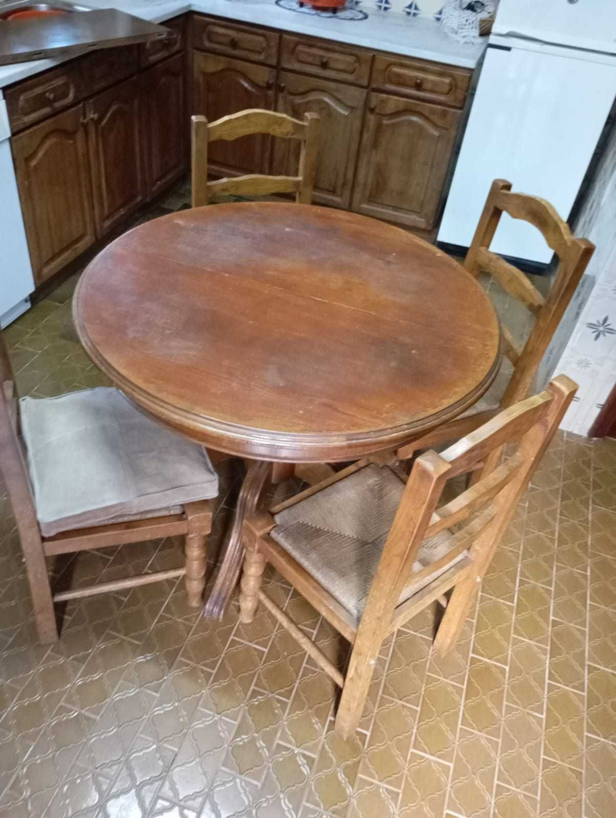 Mesa Extensível Madeira Maciça