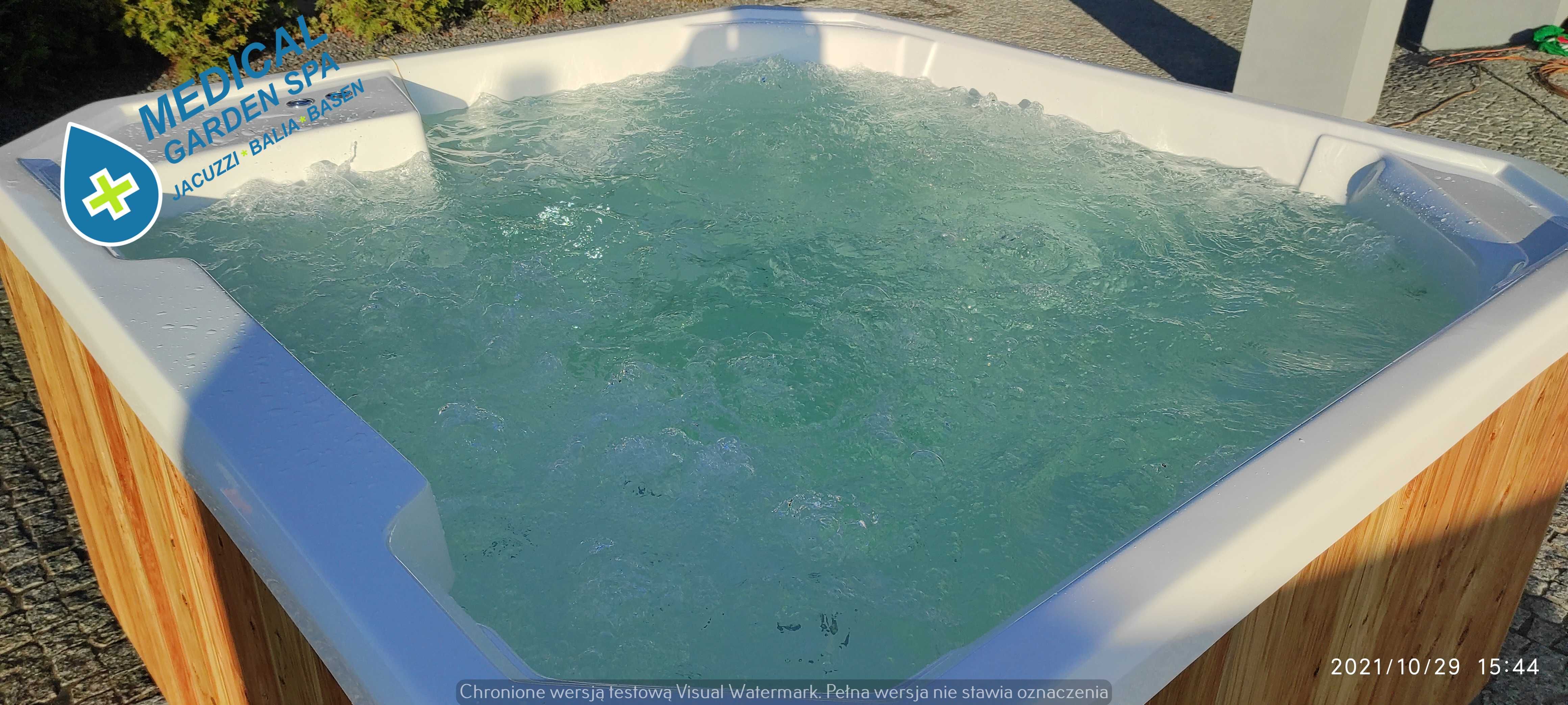 Jacuzzi jakuzzi basen hydromasaż basen balia dwa masaże