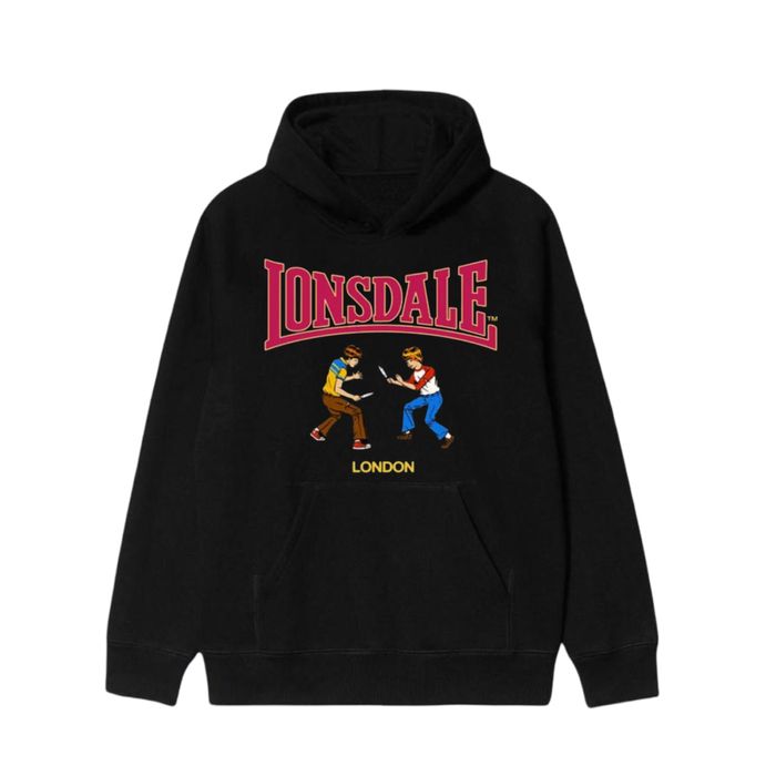 Мужские худи Lonsdale Logo унисекс лонсдейл толстовка кофта лонгслив