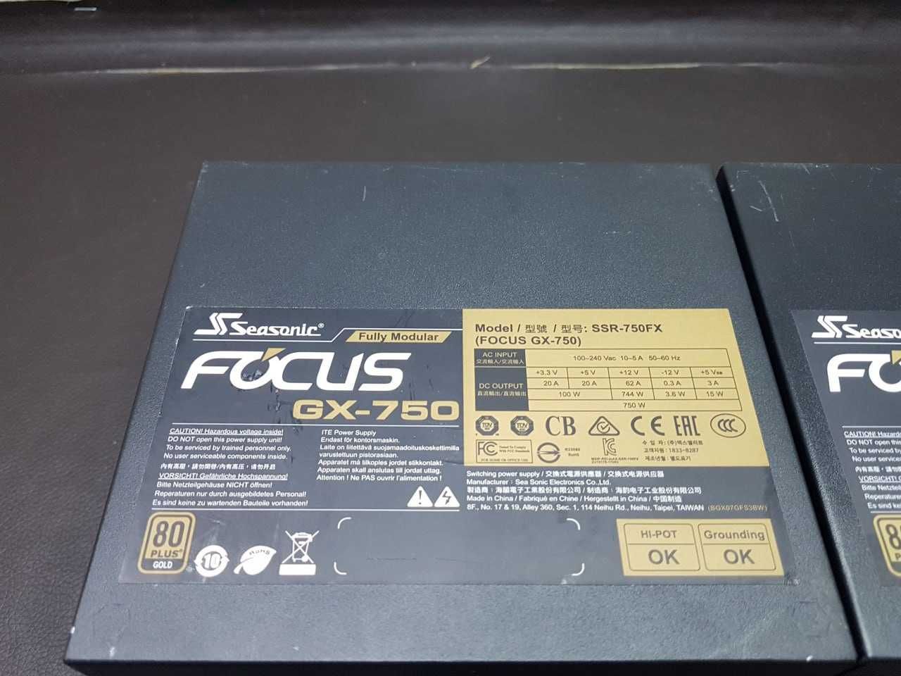 Seasonic SSR-750FX (Focus GX-750 Gold) (Під відновлення)