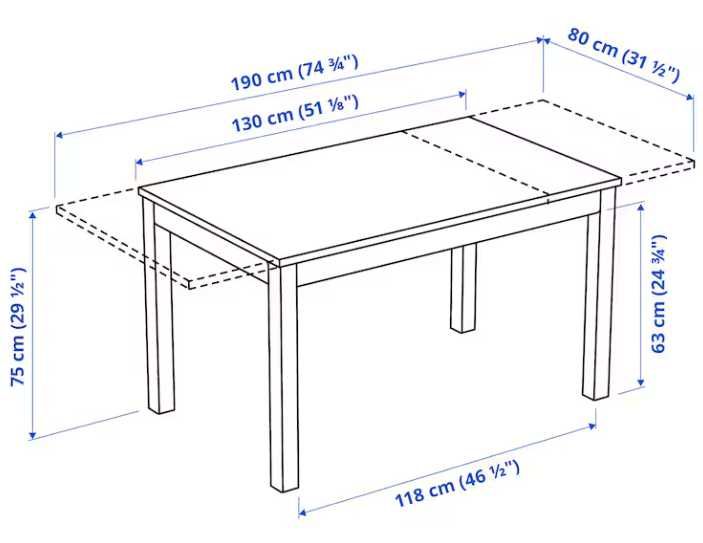 Mesa extensível - Ikea LANEBERG