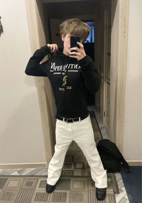 Джинсы клеш белые flared как у габаны