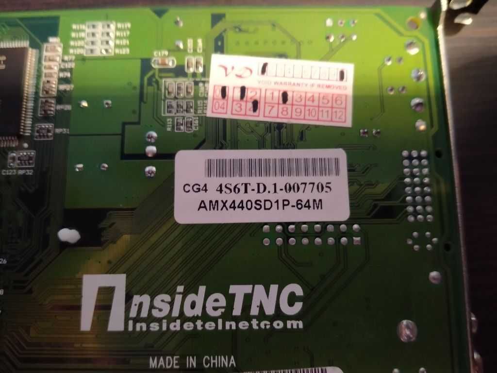 Karta Graficzna InsideTNC NVIDIA GeForce4 MX440 64MB - Waraszawa