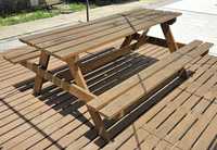 Mesa picnic madeira 170cm