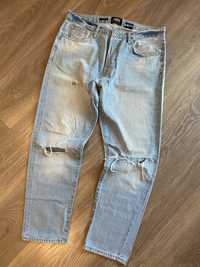 Потертые джинсы Super Dry Tapered